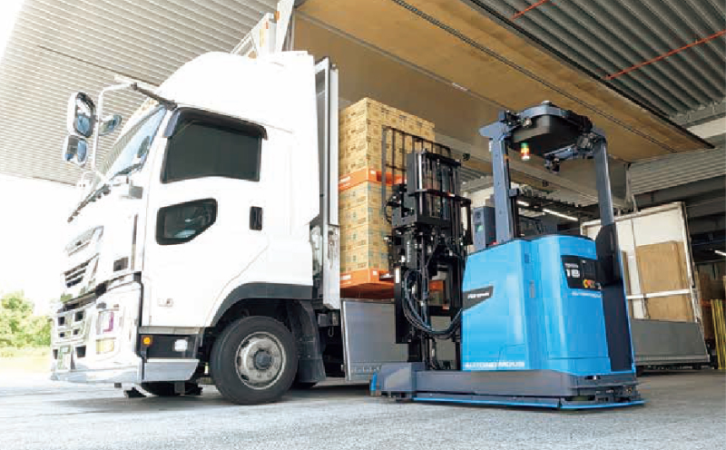 トラック荷役自動運転フォークリフトRinova Autonomous イメージ